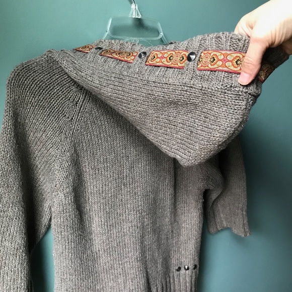 American Rag nordic style button up sweater. large - Picture 3 of 10